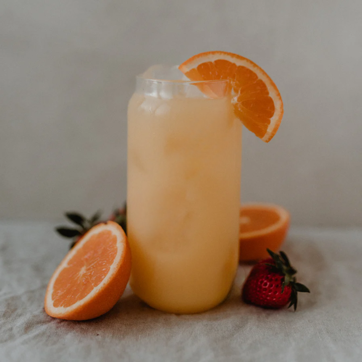 Чаша с бамбуков капак и сламка | 500 мл